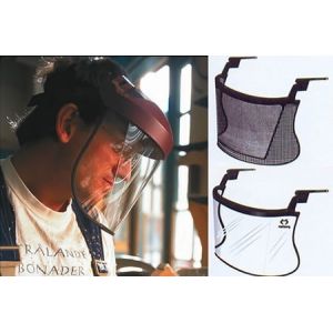 Pare-visage SAFE 3 avec visière polycarbonate ou nylon 2
