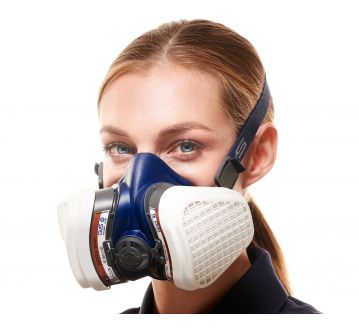 DEMI-MASQUE ELIPSE A2P3 RD SPR496 - TAILLE M/L - GVS